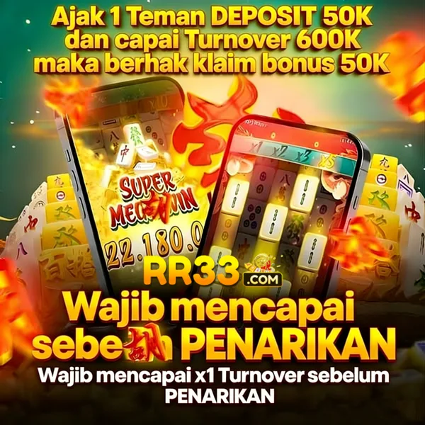 RR33 Bonus Member Baru 100%